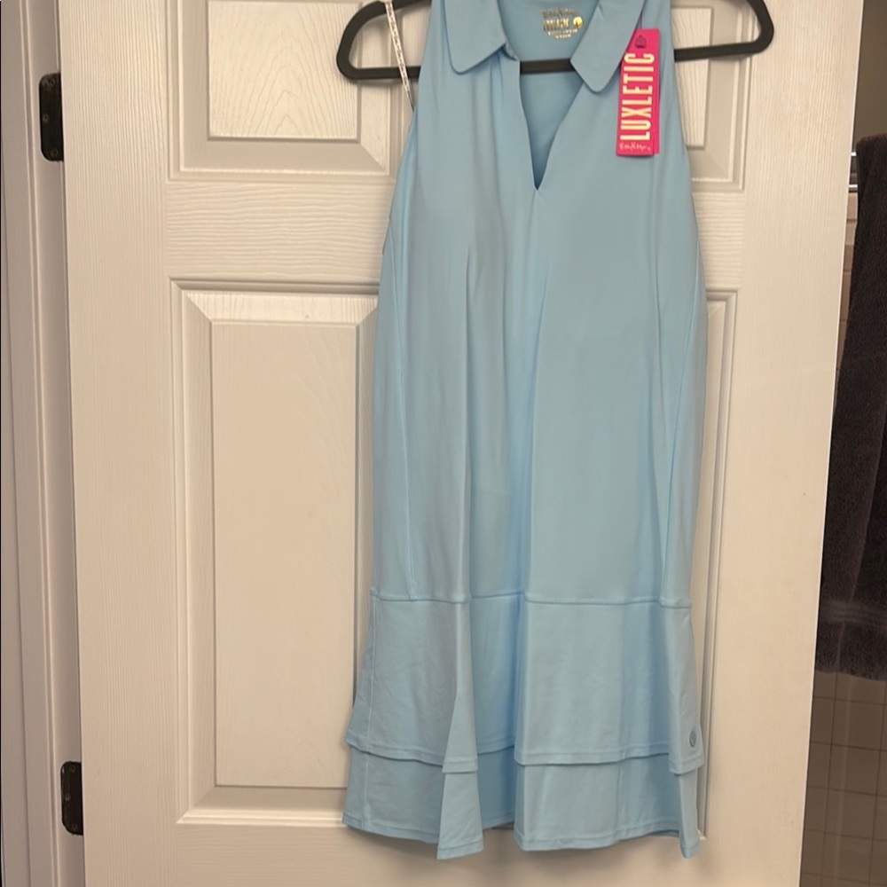Light Blue Sleeveless Dress